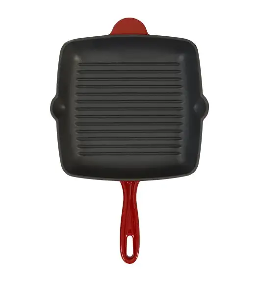 MG HOME | PATELNIA GRILLOWA ŻELIWNA INFINITO 26 CM / nieprzywierająca powłoka