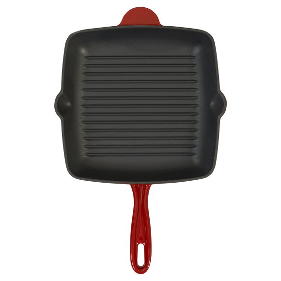 WYPRZEDAŻ! MG HOME | PATELNIA GRILLOWA ŻELIWNA INFINITO 26 CM / nieprzywierająca powłoka