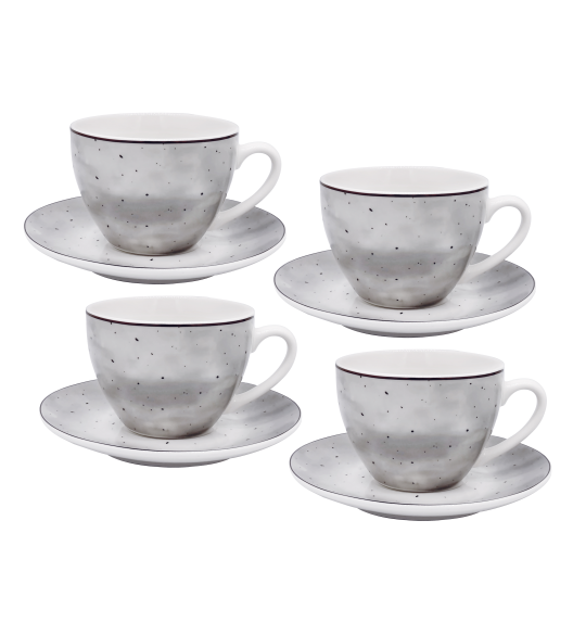 MG HOME | ZESTAW KAWOWY Z PORCELANY ANTICO 4x240 ml