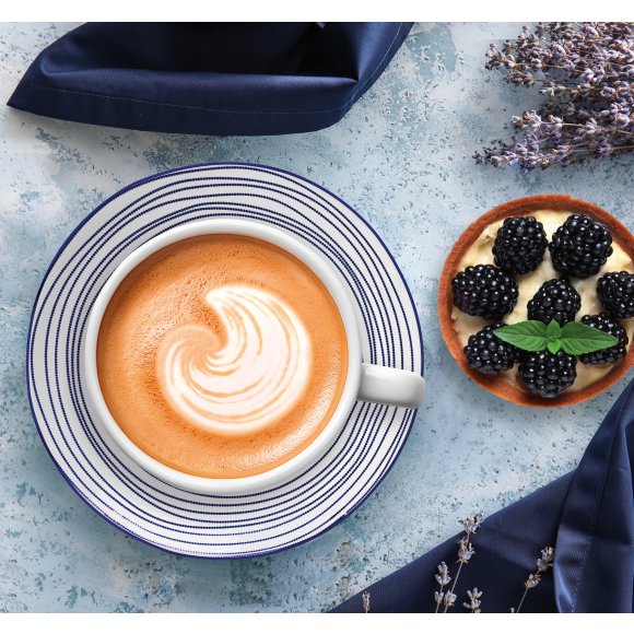 MG HOME | ZESTAW KAWOWY Z PORCELANY MAREA 4x240 ml