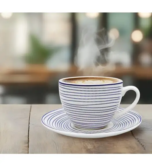 MG HOME | ZESTAW KAWOWY Z PORCELANY MAREA 4x240 ml