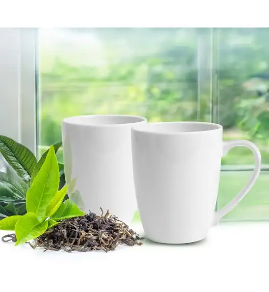 MG HOME | ZESTAW KUBKÓW PORCELANOWYCH CLASSIC 6x360 ml