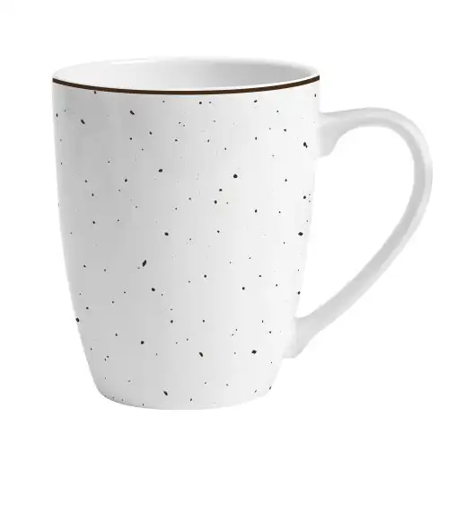 MG HOME | ZESTAW KUBKÓW PORCELANOWYCH GEMMA WHITE 6x360 ml