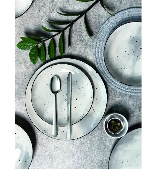 MG HOME | ZESTAW OBIADOWY Z PORCELANY ANTICO 18 EL. / 6 OS.