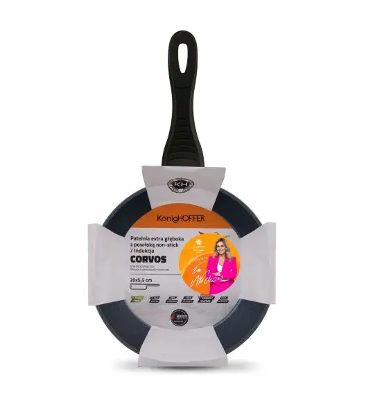 KONIGHOFFER PATELNIA EXTRA GŁĘBOKA CORVOS 20x5,5CM