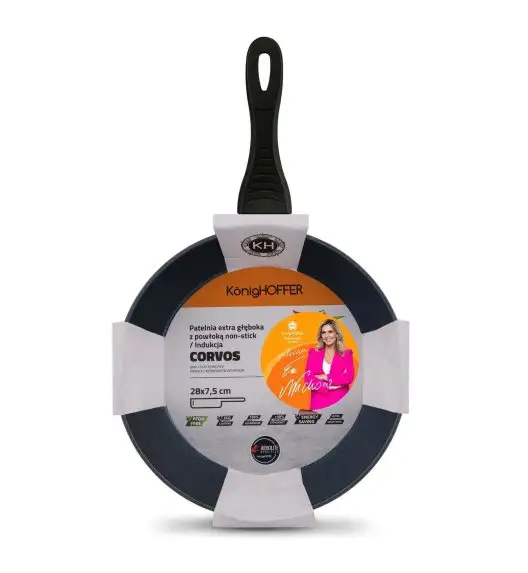 KONIGHOFFER PATELNIA EXTRA GŁĘBOKA CORVOS 28X7,5CM