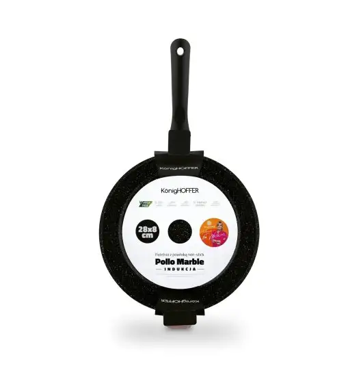 KONIGHOFFER PATELNIA ALUM. POLLO ROSE GOLD 28X8 CM B/P INDUKCJA