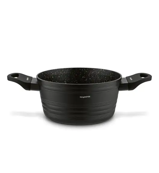 KONIGHOFFER WILLOW GARNEK ALUM. Z POWŁOKĄ GRANITOWĄ 20CM INDUKCJA