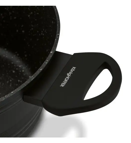 KONIGHOFFER WILLOW GARNEK ALUM. Z POWŁOKĄ GRANITOWĄ 24CM INDUKCJA