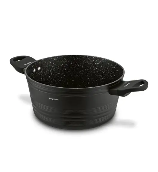 KONIGHOFFER WILLOW GARNEK ALUM. Z POWŁOKĄ GRANITOWĄ 24CM INDUKCJA