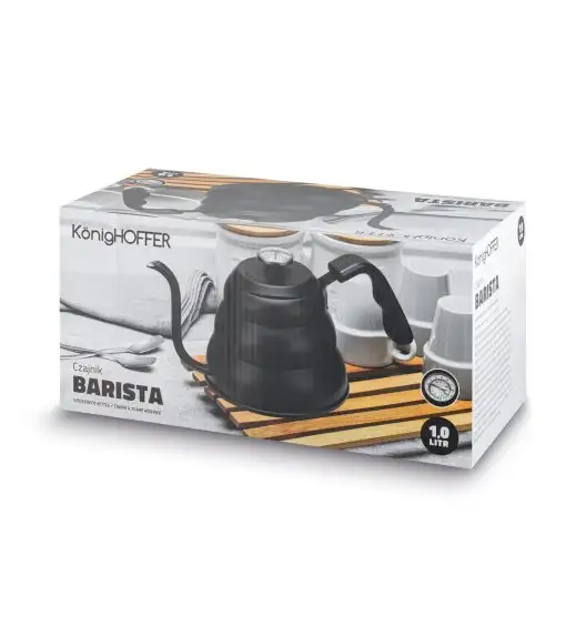KONIGHOFFER CZAJNIK BARISTA KONEWKA 1L CZARNY