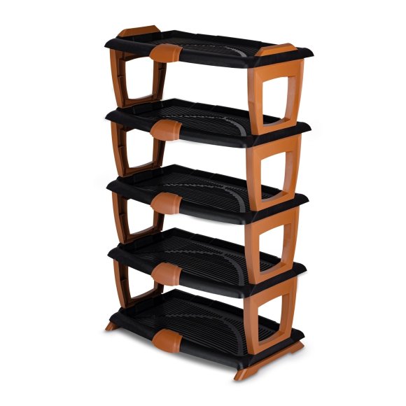 TADAR PÓŁKA NA BUTY 5-POZIOMOWA 34X51,5X89CM