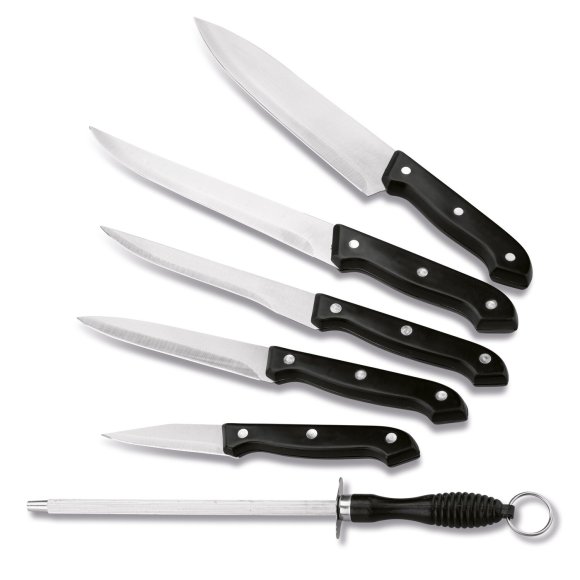 TADAR KPL.NOŻY SELVA 6ELEM. Z OSTRZAŁKĄ