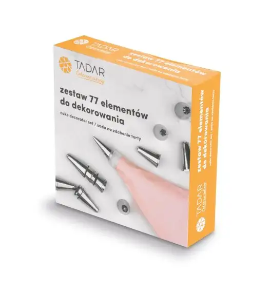 TADAR ZESTAW DO DEKOROWANIA CIAST/ TORTÓW/ CIASTECZEK OLAF 6x TYLKI/ RĘKAW/ ADAPTER