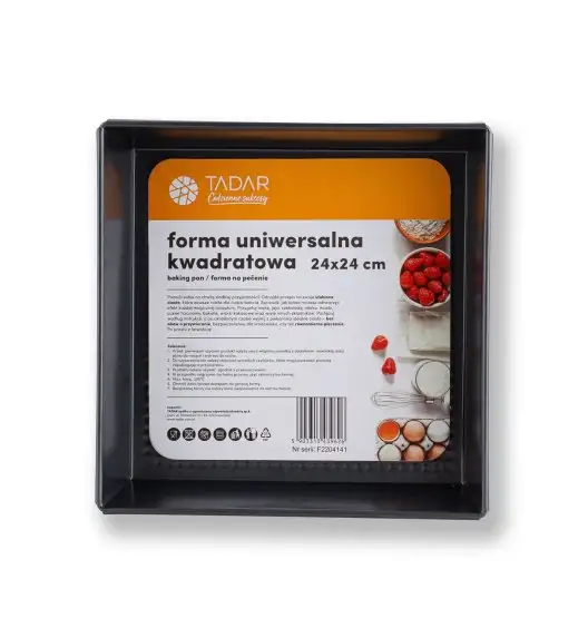 TADAR FORMA UNIWERSALNA KWADRATOWA 24X24CM