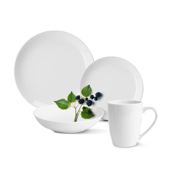 MG HOME CLASSIC Komplet obiadowo-kawowy  24 el. / 6 os. / porcelana