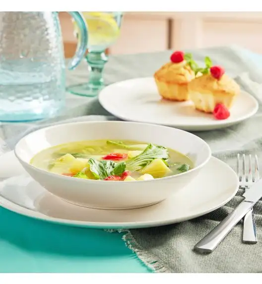 MG HOME CLASSIC Komplet obiadowo-kawowy  48 el. / 12 os. / porcelana