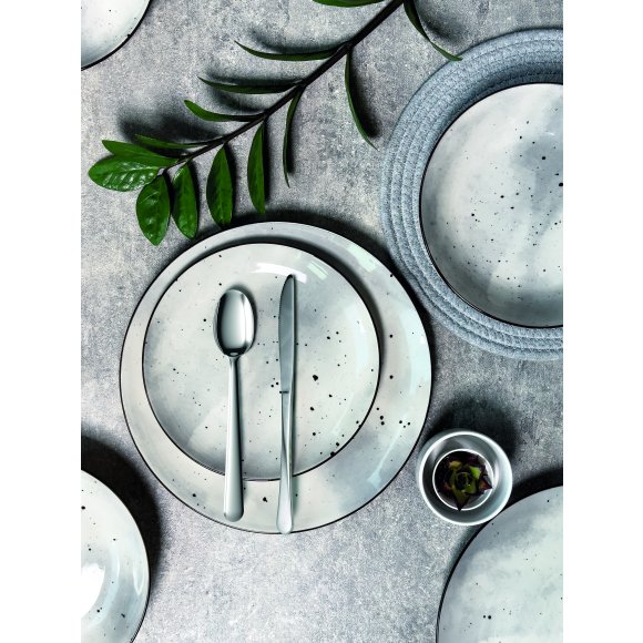 MG HOME | ZESTAW OBIADOWY Z PORCELANY ANTICO 60 EL. / 12 OS.