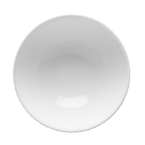 LUBIANA DAISY Salaterka 21 cm | biała porcelana | luz