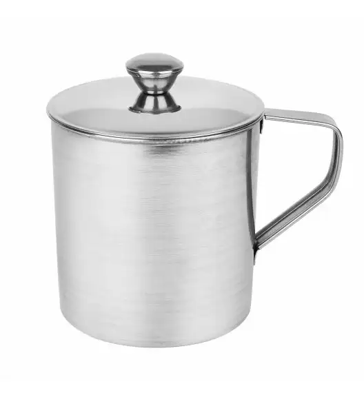 TADAR KUBEK NIERDZEWNY W POKRYWKĄ 10CM / 600ML