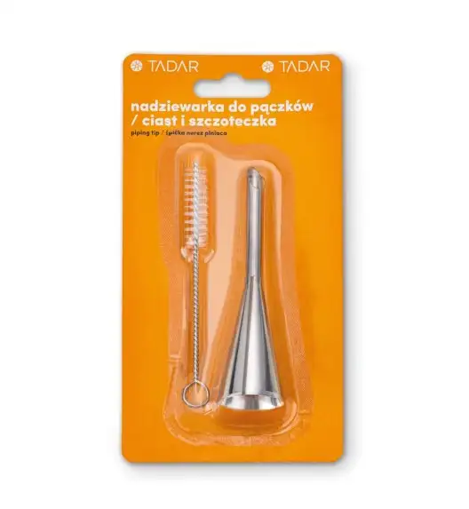 TADAR ZESTAW NADZIEWARKA DO PĄCZKÓW/ CIAST Z CZYŚCIKIEM