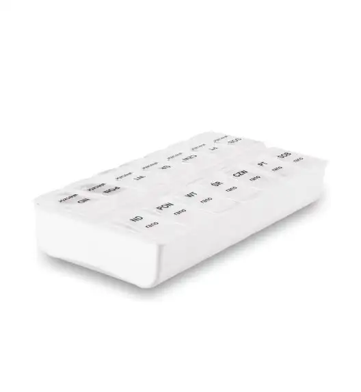 TADAR POJEMNIK NA LEKI 7 DNI RANO/ WIECZÓR 15X2,5X2CM