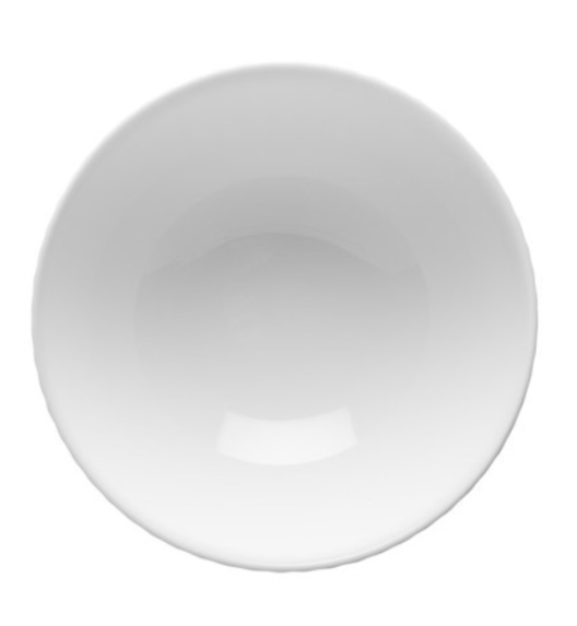 LUBIANA DAISY Salaterka 21 cm x 12 sztuk | biała porcelana | luz