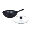 MG HOME | Wok 28 cm z pokrywką / powłoka non-stick