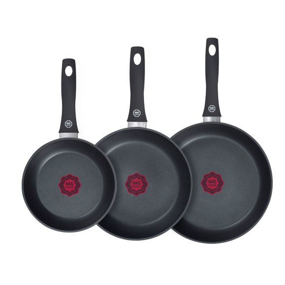 MG HOME | THERMO SENSOR KOMPLET 3 PATELNI ALUMINIOWYCH 20/24/28 CM