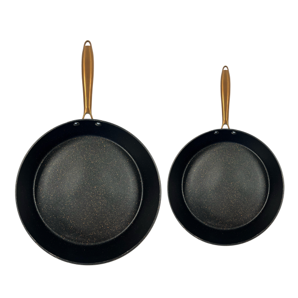 MG HOME | ROSE GOLDKOMPLET 2 PATELNI 24/28 CM