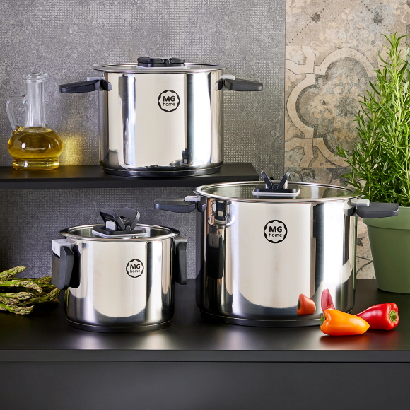 MG HOME | HANDY KOMPLET GARNKÓW ZE SKŁADANYMI UCHWYTAMI 6 EL.