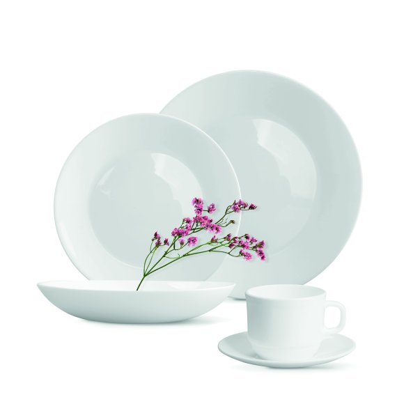 MG HOME | OPAL ABRIA KOMPLET OBIADOWY 30 EL (OKRĄGŁY)