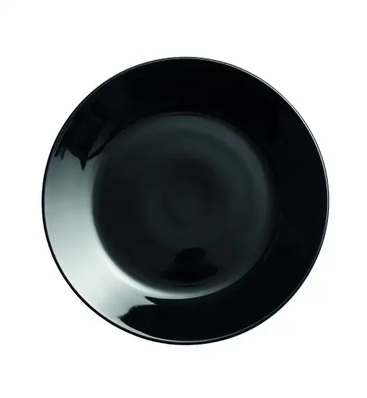 MG HOME | OPAL CZARNY KOMPLET OBIADOWY 18 EL (OKRĄGŁY) FERA