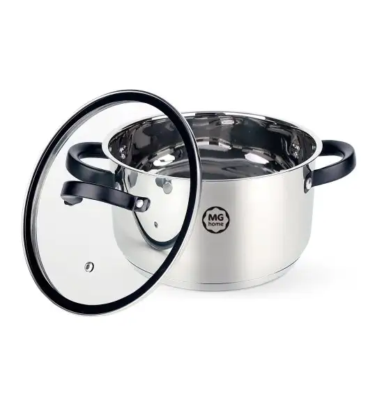 MG HOME | BLACK KOMPLET GARNKÓW  6 EL. / STAL NIERDZEWNA