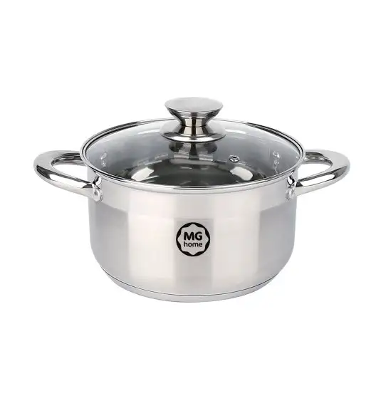 MG HOME | MODERNO STEEL BRUSHED KOMPLET GARNKÓW 8 EL.