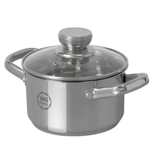 MG HOME | STILO KOMPLET GARNKÓW 8 EL. / STAL NIERDZEWNA