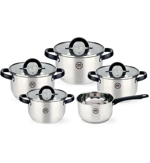 MG HOME | BLACK KOMPLET GARNKÓW  + RONDEL 9 EL.