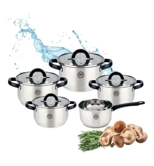 MG HOME | BLACK KOMPLET GARNKÓW  + RONDEL 9 EL.