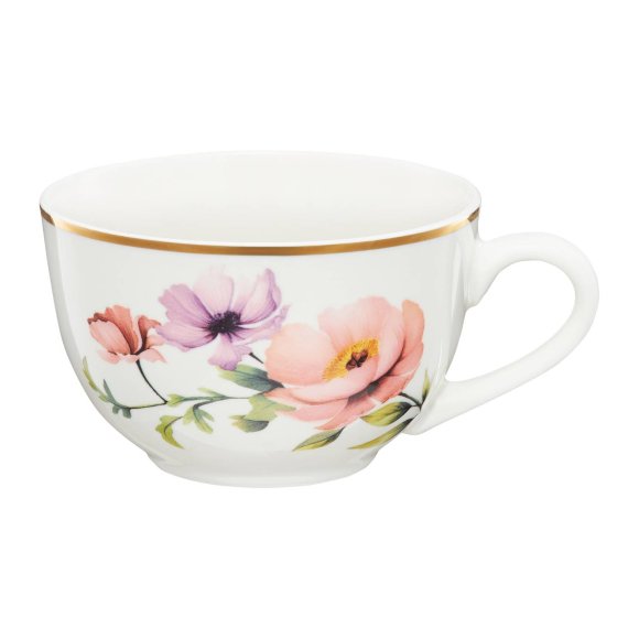 AMBITION FLORES Serwis komplet kawowy 12 el dla 6 os / porcelana