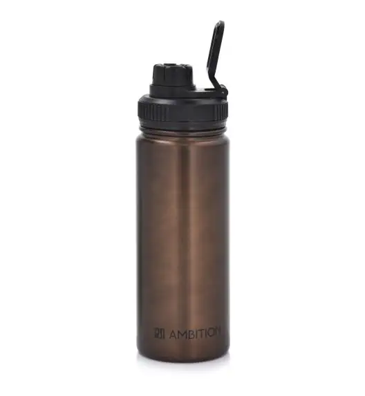 AMBITION GYM BIDON TERM 550ML BRAZOWY