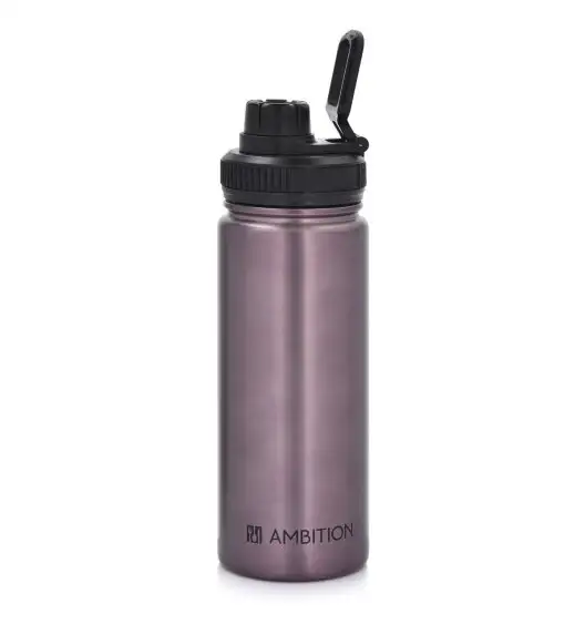AMBITION GYM BIDON TERM 550ML CIEMNY ROZ