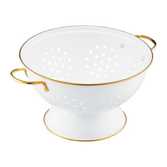 AMBITION ROYAL DURSZLAK Z RACZKAMI BIALY 24CM