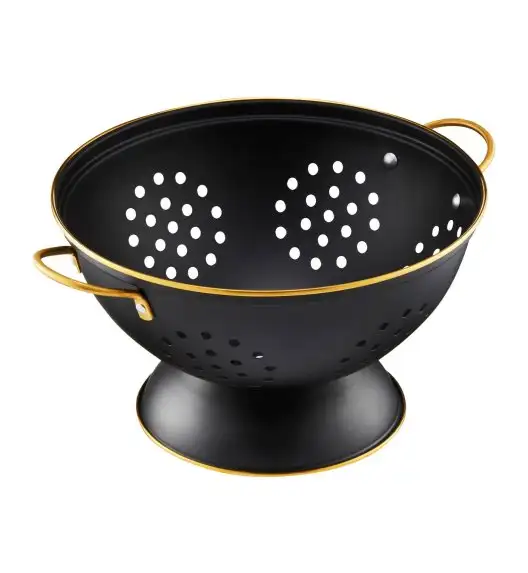 AMBITION ROYAL DURSZLAK Z RACZKAMI CZARNY 24CM