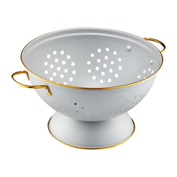 AMBITION ROYAL DURSZLAK Z RACZKAMI SZARY 24CM