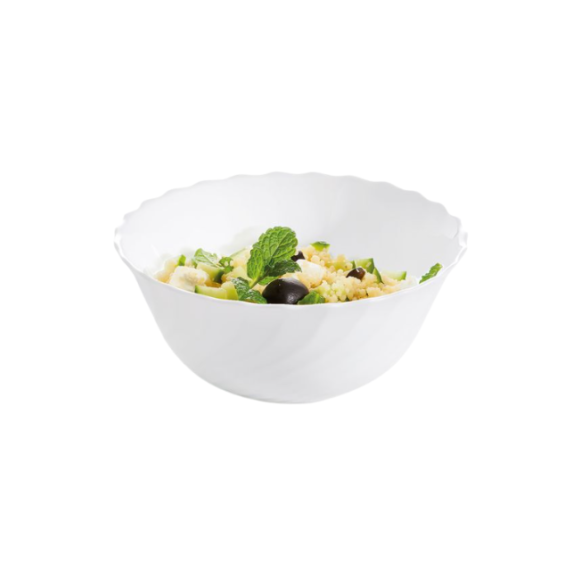 LUMINARC TRIANON WHITE Salaterka 12 cm / szkło hartowane | H4917