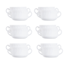 LUMINARC TRIANON WHITE Bulionówka 300 ml - 12 SZT. | 10 cm / szkło hartowane