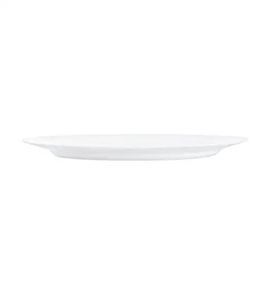 LUMINARC TRIANON WHITE Talerz obiadowy 27 cm - 6 SZT. | biały | szkło hartowane | 68977/V8353