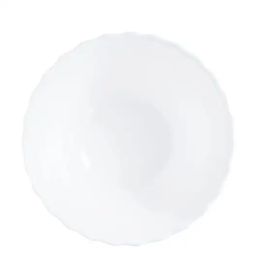 LUMINARC TRIANON WHITE OPK | Komplet obiadowy 57 el dla 18 os z salaterkami | szkło hartowane | 144