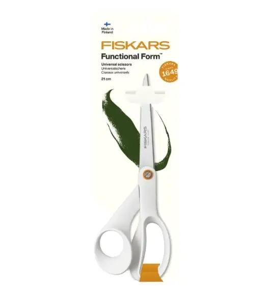 FISKARS FUNCTIONAL FORM 1020412 Nożyczki uniwersalne 21 cm / białe