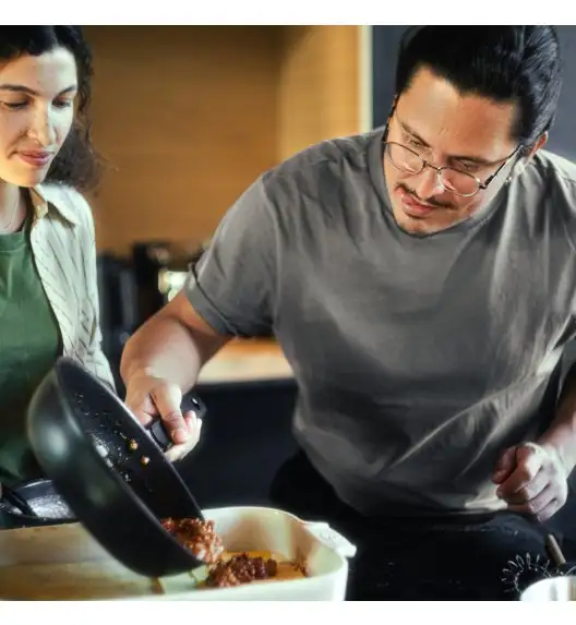 FISKARS HARD FACE Patelnia 24 cm z pokrywką / powłoka Ceratec™ Superior